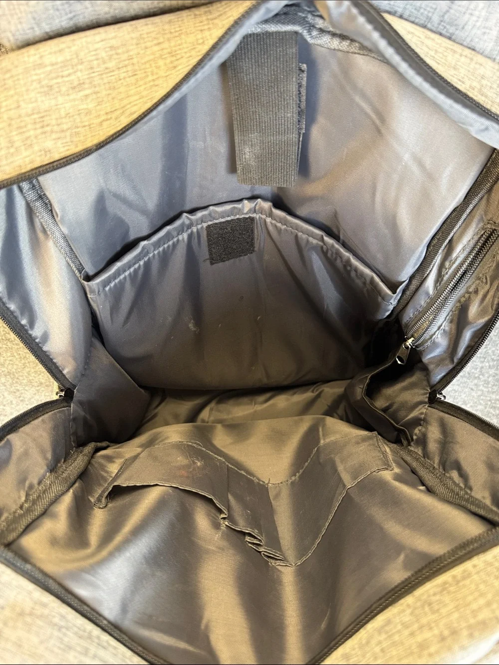 Grey HFSX Laptop Backpack with Black Accents NWOT
